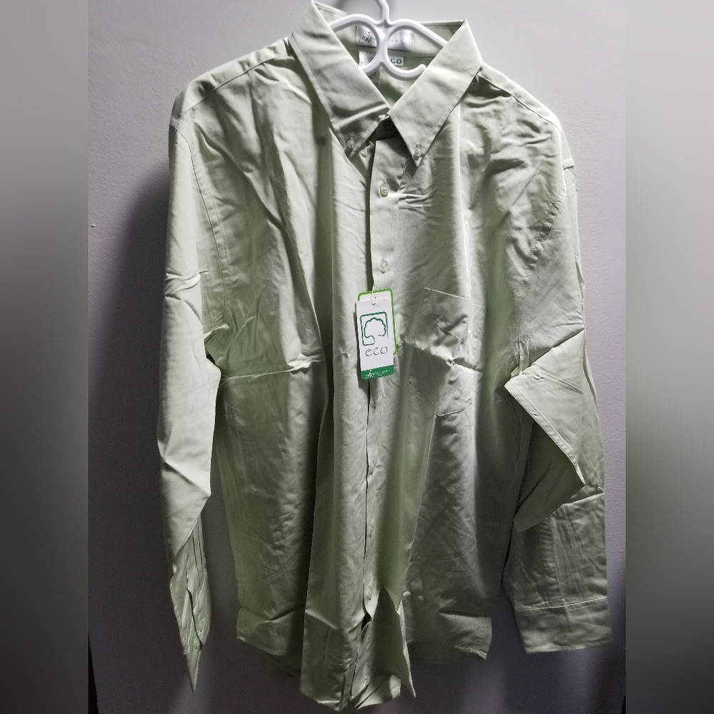 2/$25 Light Green Button-Up Shirt